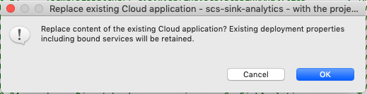 Replace existing Cloud application